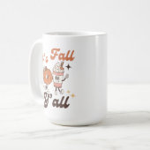 Cute Fall – It’s Fall Y’all Kawaii Pumpkin & PSL Kaffeetasse (Vorderseite Links)