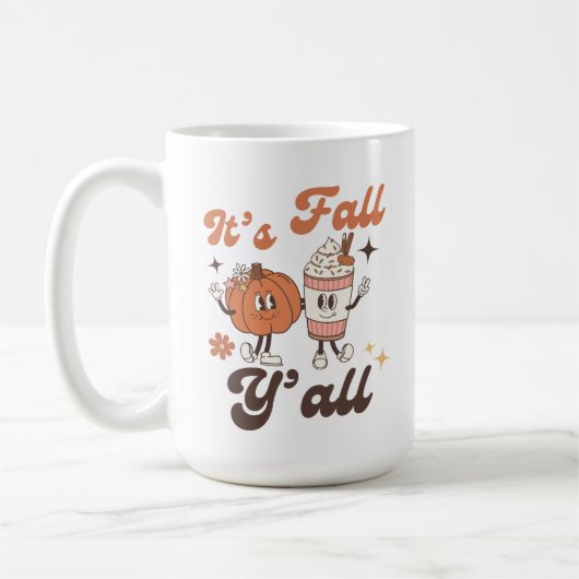 Cute Fall – It’s Fall Y’all Kawaii Pumpkin & PSL Kaffeetasse (Links)