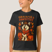 Cute Fall Pumpkin Autumn Dog Lover Tee (Vorderseite)