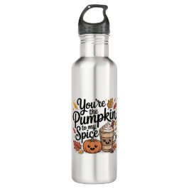 Cute fall quote pumpkin spice season  edelstahlflasche