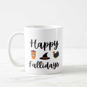 Cute Fall-Saison Frohe Herbstferien Thanksgiving H Kaffeetasse