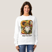 Cute Fall Seasonal gnome add text  Sweatshirt (Vorne ganz)