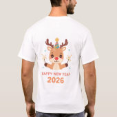 cute family new year tshirt 2026 (Rückseite)
