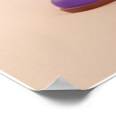 Cute Fantasy Hero Knight Art Poster (Ecke)