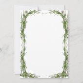 ِCute Farm Chicken Baby Shower Einladung (Rückseite)