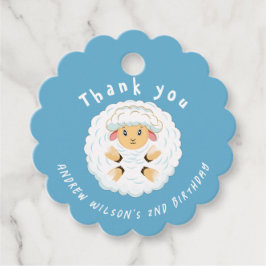 Cute Farm Sheep Farm Party Animal Ball Geschenkanhänger