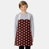 Cute Farmhouse Style Chicken Pattern Apron Schürze (Getragen)