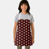 Cute Farmhouse Style Chicken Pattern Apron Schürze (Insitu)