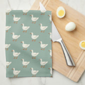 Cute Farmhouse Style Ducks Kitchen Towel Geschirrtuch (Viertel Falte)