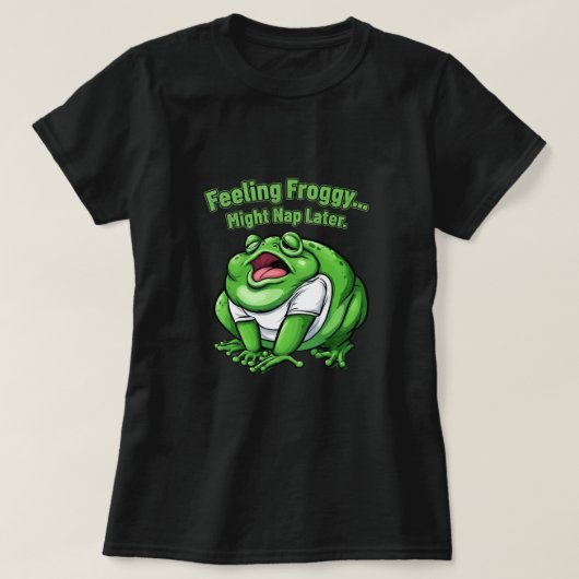 Cute fat frog T-Shirt (Design vorne)