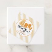 Cute Fat Orange Cat 1st Birthday Geschenkanhänger (Beispiel)