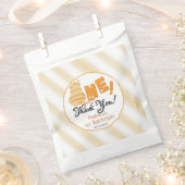 Cute Fat Orange Cat 1st Birthday Geschenktütchen (Ausgeschnitten)