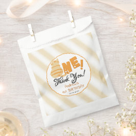 Cute Fat Orange Cat 1st Birthday Geschenktütchen