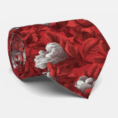 Cute Fathers Day Gardenias Flower Krawatte (Gerollt)