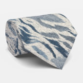 Cute Fathers Day Tiger Print Krawatte (Gerollt)