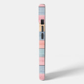 Cute Faux Pastel Wood Heart Bee Scripture Case-Mate iPhone Hülle (Rückseite / Links)