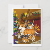 Cute Feiertagskarte (Vorderseite)