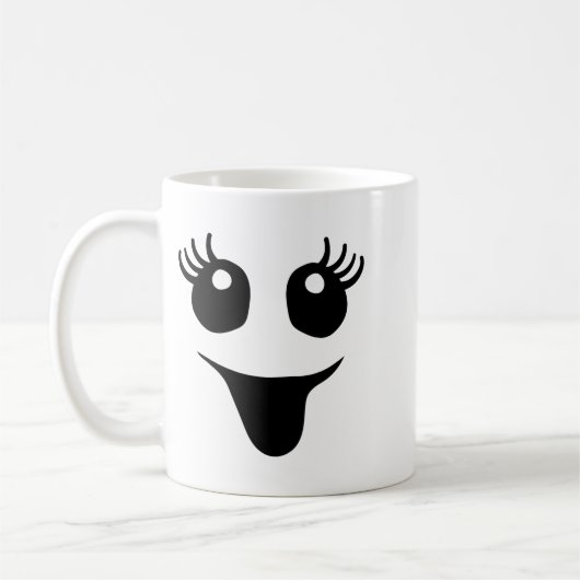 Cute Female Ghost Face Outfit For Halloween Costum Kaffeetasse (Links)