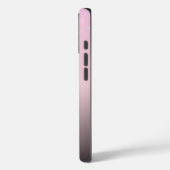 Cute Feminine Pink Black Ombre Personalized Case-Mate iPhone Hülle (Rückseite / Links)