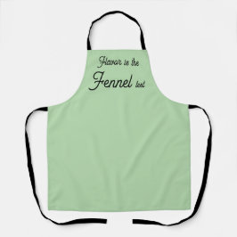 Cute Fennel Taste Test Spice Pun Schürze