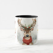 cute festive deer happy new year 2026 coffee mug tasse (Zentrum)