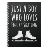 Cute Figure Skating Gifts For Boys For Kids Ice Notizblock (Vorderseite)