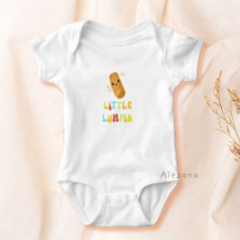 Cute Filipino Food Little Lumpia Baby Bodysuit Baby Strampler