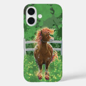 Cute Fire Horse Case-Mate iPhone Hülle (Rückseite)
