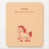 Cute Fire Horse Mousepad (Vorne)