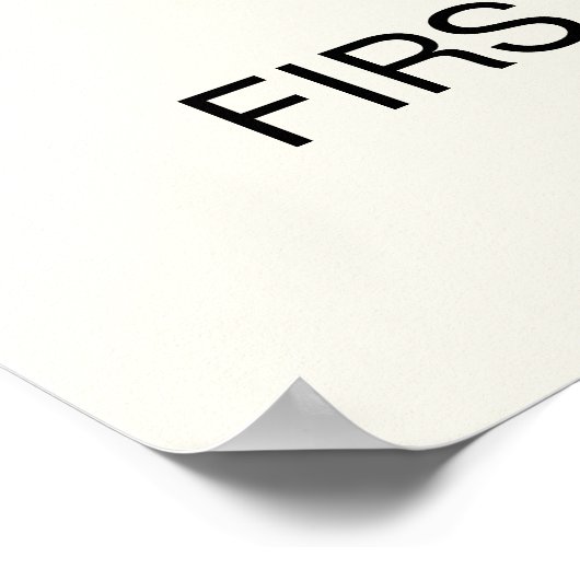 Cute First Birthday with Boho Style Onederful Poster (Ecke)