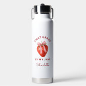 Cute First Grade is my jam Back to School Teacher Trinkflasche (Vorderseite)