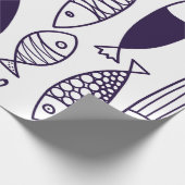 Cute fish. Kids background. Seamless pattern. Can Geschenkpapier (Ecke)