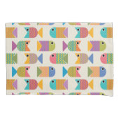 Cute Fish Pattern on Cream Kissenbezug (Vorderseite)