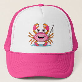 Cute Fishing Crab Cap Truckerkappe