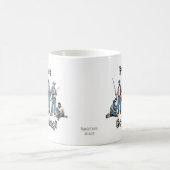 Cute FISHING & Plumbers Blues Personalize Kaffeetasse (Mittel)