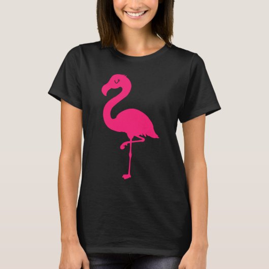 Cute Flamingo   Flamingo  Men and Women T-Shirt (Vorderseite)