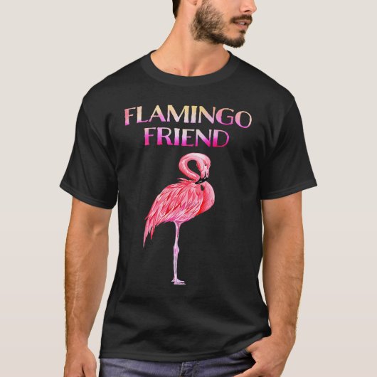 Cute Flamingo Friend Awesome Christmas  T T-Shirt (Vorderseite)