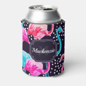 Cute Flamingo Pattern Dosenkühler (Kanne Rückseite)