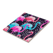 Cute Flamingo Pattern Fliese (Seite)