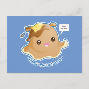 Cute Flapjack Octopus Postkarte
