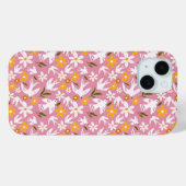Cute Floral Bird Seamless Pattern Case-Mate iPhone Hülle (Rückseite (Horizontal))