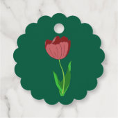 Cute Floral Gift Tag Geschenkanhänger (Rückseite)