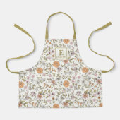 Cute Floral Girls Apron with wildflowers Schürze (Vorderseite)