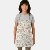 Cute Floral Girls Apron with wildflowers Schürze (Insitu)