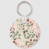 Cute Floral Keychain  Schlüsselanhänger (Rückseite)
