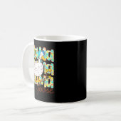 Cute Floral Mama Goose Coquette Mother's Day Silly Kaffeetasse (Vorderseite Links)