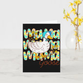 Cute Floral Mama Goose Coquette Mother's Day Silly Karte (Gelbe Blume)