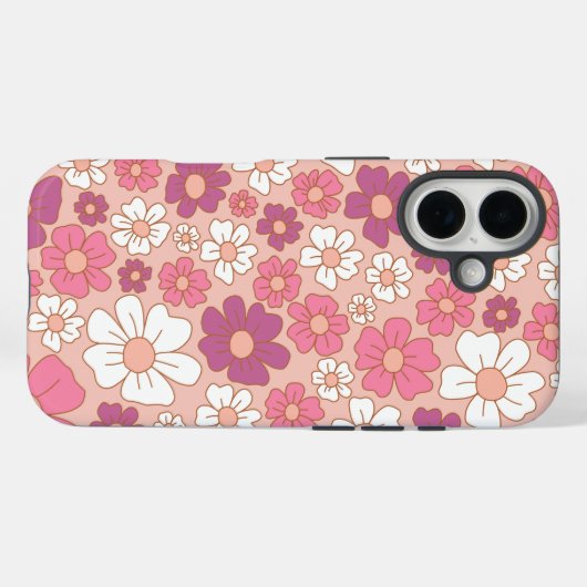 Cute Floral Pattern Phone Case (Rückseite (Horizontal))