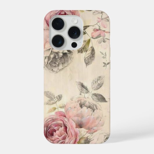 Cute Floral Phone Case iPhone Hülle (Rückseite)