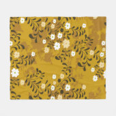Cute floral seamless pattern on musterabstract,art fleecedecke (Vorderseite (Horizontal))